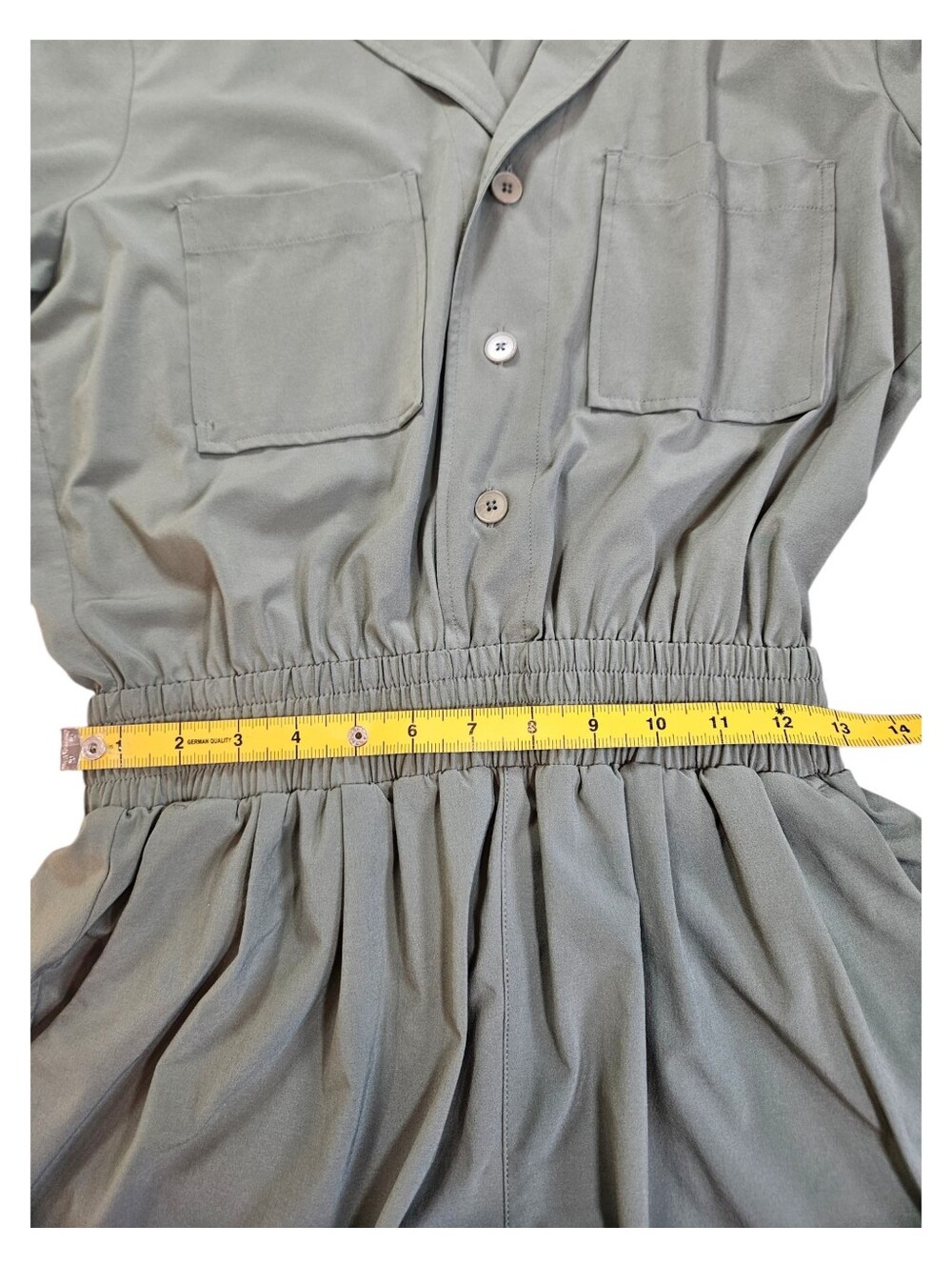 Vuori Villa Utility Romper Pistachio Green Utility Short Romper Size Small - Picture 11 of 16